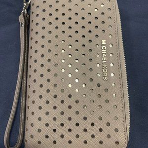 MK Wristlet phone wallet